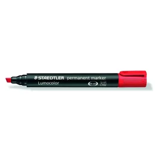 Staedtler Marqueur indélébile Lumocolor 350 Rouge, permanent