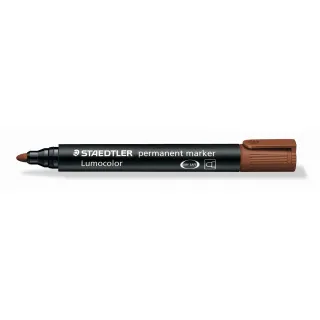 Staedtler Marqueur indélébile Lumocolor 352 Marron, permanent