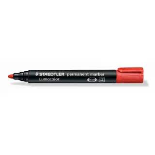 Staedtler Marqueur indélébile Lumocolor 352 Rouge, permanent