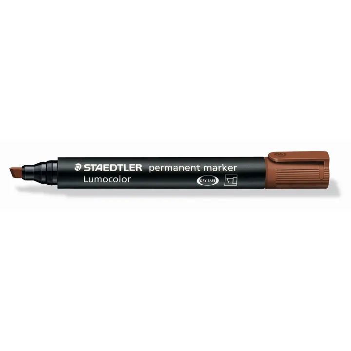 Staedtler Marqueur indélébile Lumocolor 350 Marron, permanent