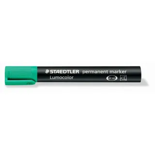 Staedtler Marqueur indélébile Lumocolor 352 Vert, permanent