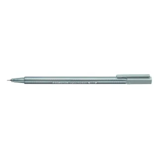 Staedtler Fineliner Triplus 334 0,3 mm, gris argenté