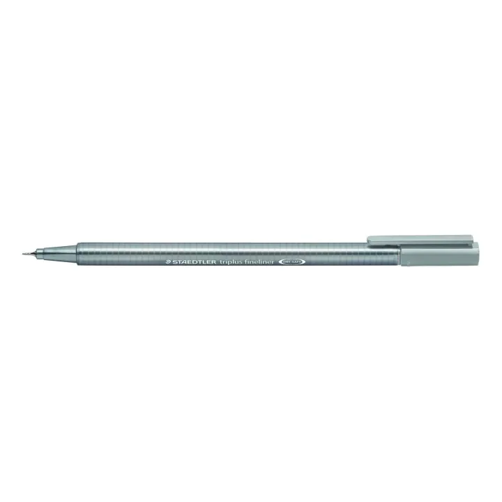 Staedtler Fineliner Triplus 334 0,3 mm, gris argenté