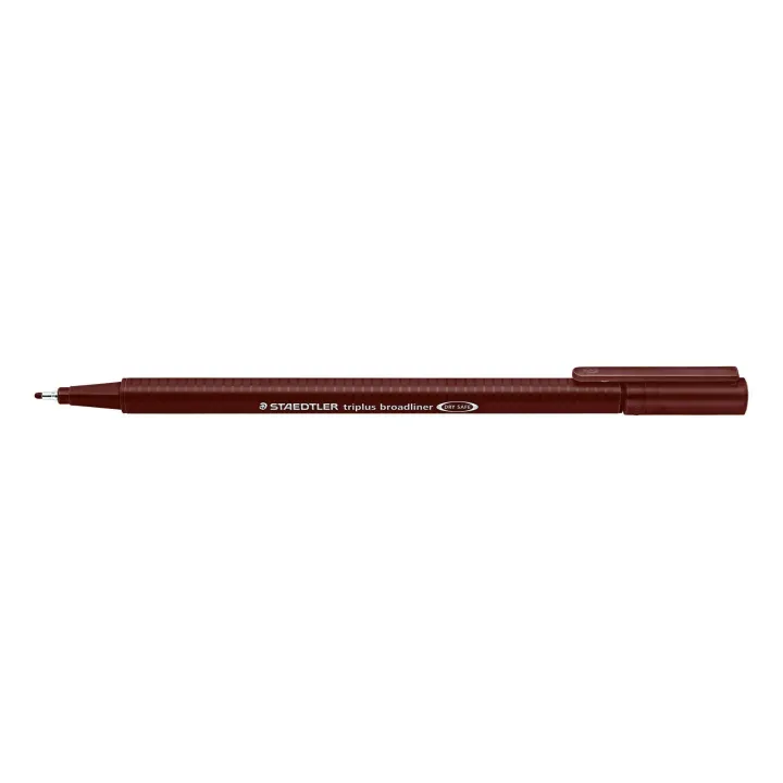 Staedtler Fineliner Triplus broadliner 338 0.8 mm, marron