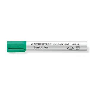 Staedtler Marqueur pour tableau blanc Lumocolor 351 Vert, pointe cunéiforme