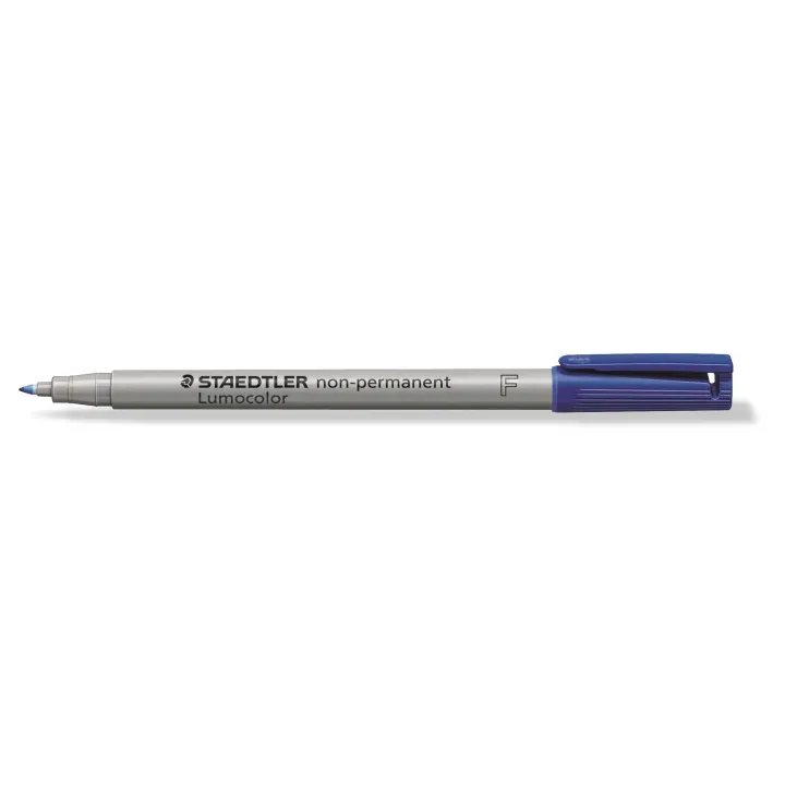 Staedtler Stylo à feuilles Lumocolor 316 F Bleu, soluble dans leau