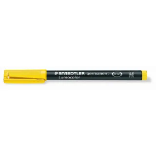 Staedtler Stylo à feuilles Lumocolor 317 M Jaune, permanent