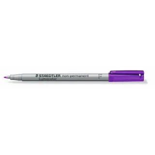 Staedtler Stylo à feuilles Lumocolor 316 F Violet, soluble dans leau