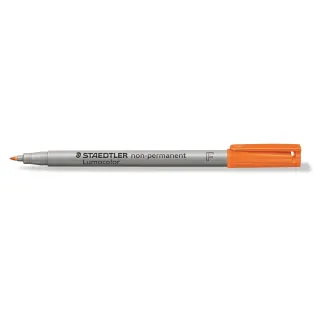 Staedtler Stylo à feuilles Lumocolor 316 F Orange, soluble dans leau