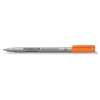 Staedtler Stylo à feuilles Lumocolor 315 M Orange, soluble dans leau