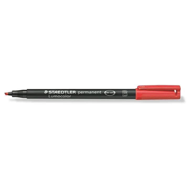 Staedtler Stylo à feuilles Lumocolor 314 B Rouge, permanent