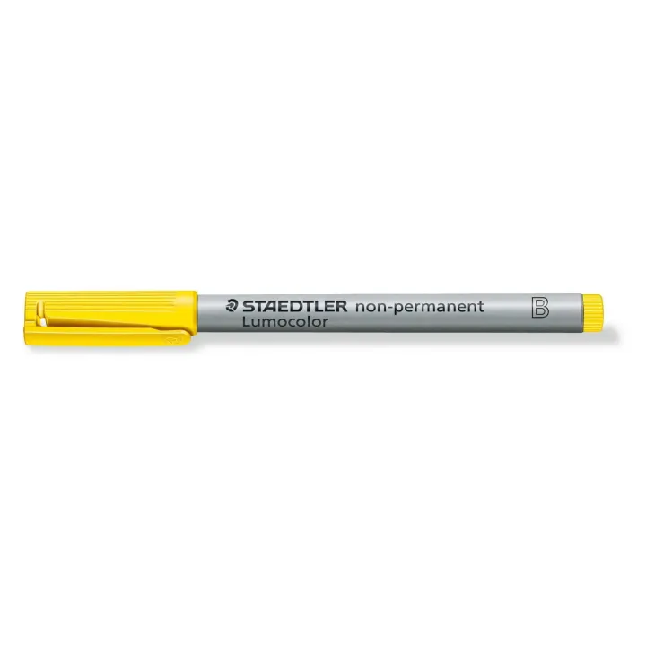 Staedtler Stylo à feuilles Lumocolor 312 Jaune, soluble dans leau