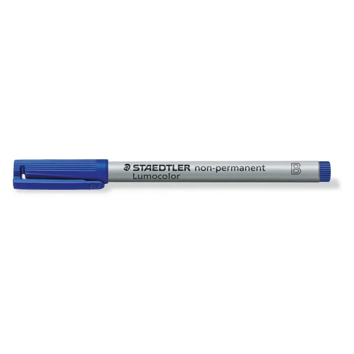 Staedtler Stylo à feuilles Lumocolor 312 Bleu, soluble dans leau