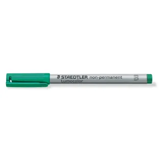 Staedtler Stylo à feuilles Lumocolor 312 Vert, soluble dans leau