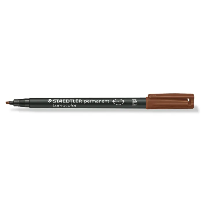 Staedtler Stylo à feuilles Lumocolor 314 B Marron, permanent