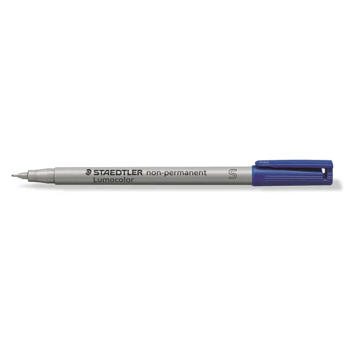 Staedtler Stylo à feuilles Lumocolor 311 S Bleu, soluble dans leau