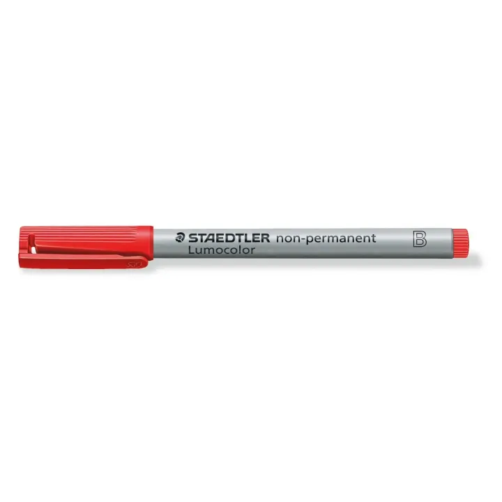 Staedtler Stylo à feuilles Lumocolor 312 Rouge, soluble dans leau