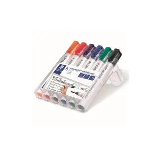 Staedtler Lumocolor 351 Lot de 6, bout rond