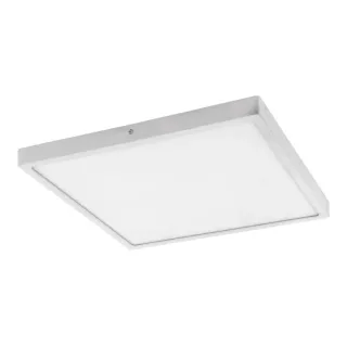 EGLO Leuchten Lampe montée en saillie FUEVA 1 25 W, 40 x 40, blanc, Blanc chaud