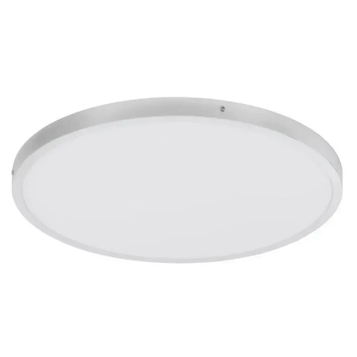 EGLO Leuchten Lampe montée en saillie FUEVA 1 25 W, O 40, argent, Blanc neutre