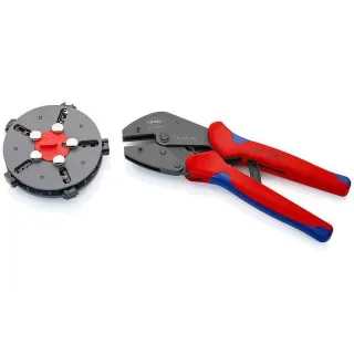 Knipex Pince à sertir 250 mm avec 5 inserts interchangeables