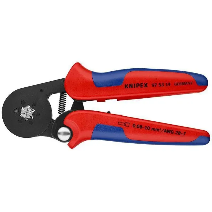 Knipex Pince à sertir 180 mm pour embouts de fils