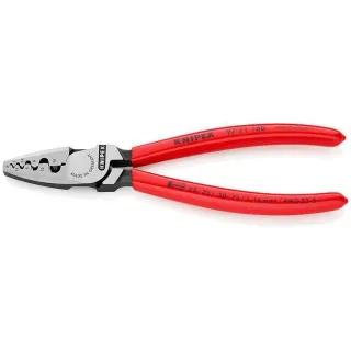 Knipex Pince à sertir 180 mm pour embouts de fils