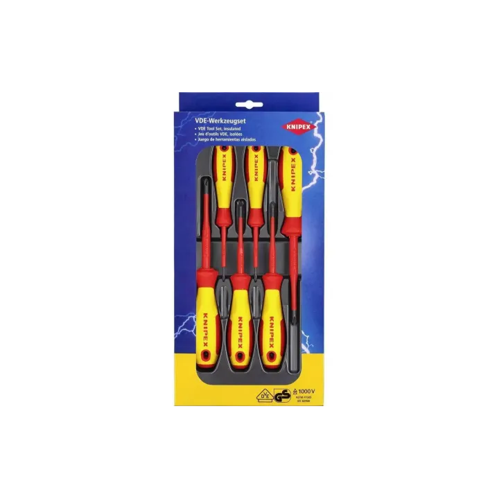 Knipex Jeux de tournevis V03 VDE 6 pièces