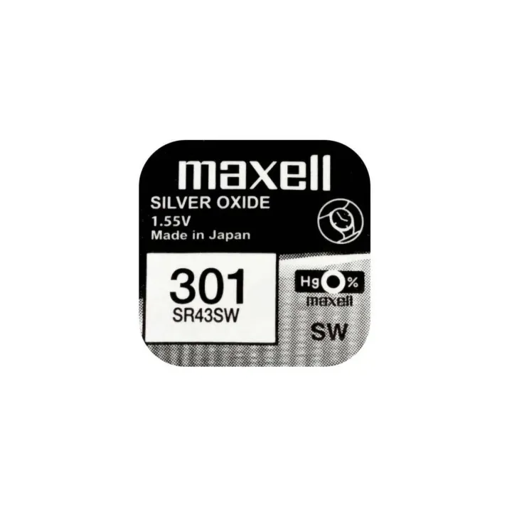 Maxell Europe LTD. Pile bouton SR43SW 10 pièces