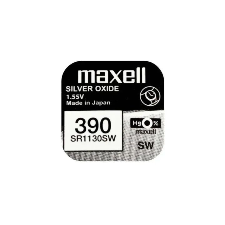 Maxell Europe LTD. Pile bouton SR1130SW 10 pièces