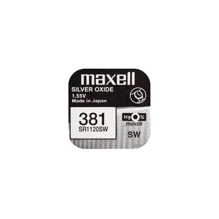 Maxell Europe LTD. Pile bouton SR1120SW 10 pièces