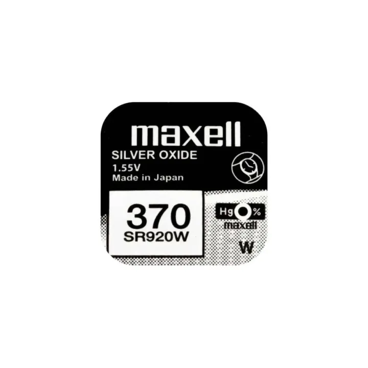 Maxell Europe LTD. Pile bouton SR920W 10 pièces