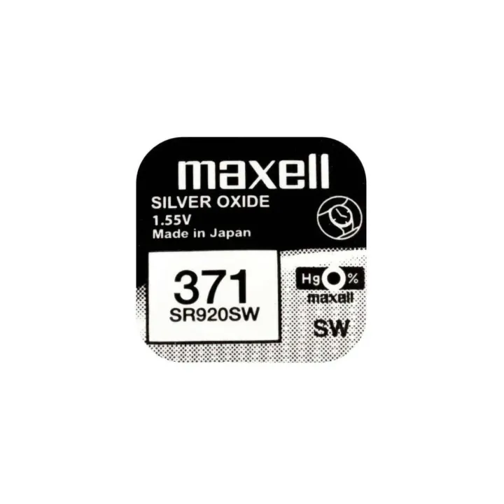 Maxell Europe LTD. Pile bouton SR920SW 10 pièces