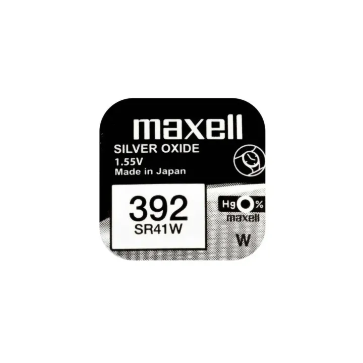 Maxell Europe LTD. Pile bouton SR41W 10 pièces