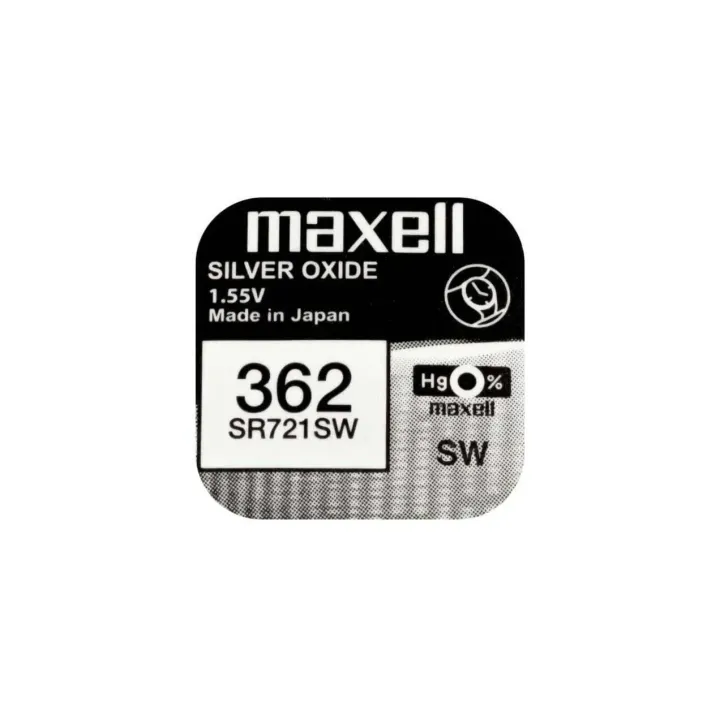 Maxell Europe LTD. Pile bouton SR721SW 10 pièces