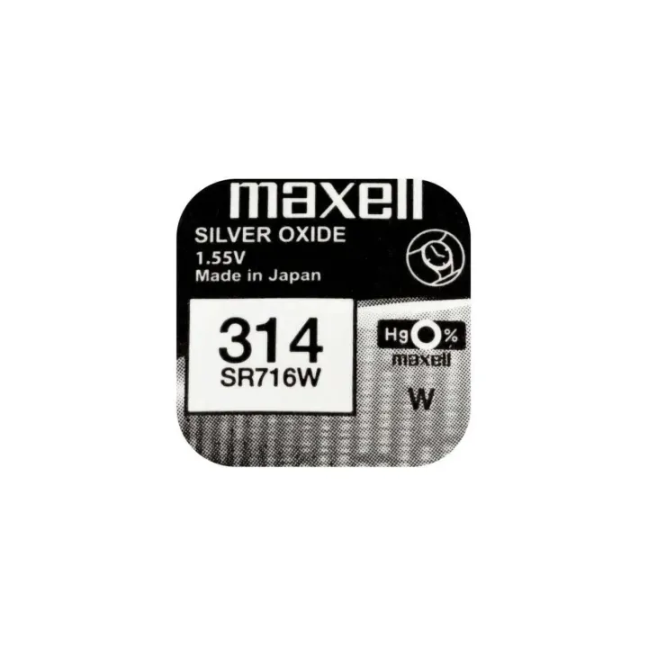 Maxell Europe LTD. Pile bouton SR716W 10 pièces