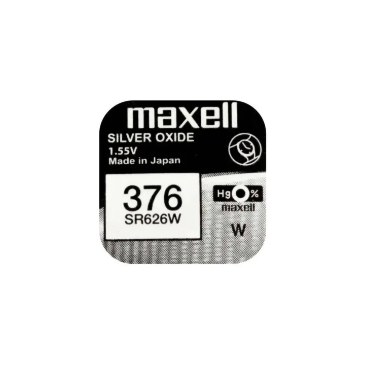 Maxell Europe LTD. Pile bouton SR626W 10 pièces