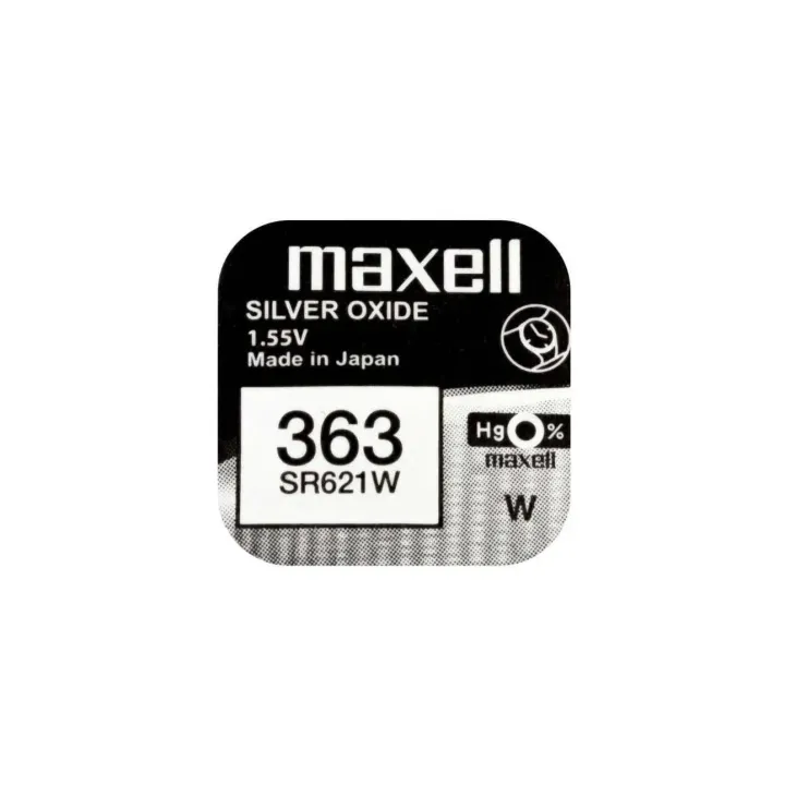 Maxell Europe LTD. Pile bouton SR621W 10 pièces