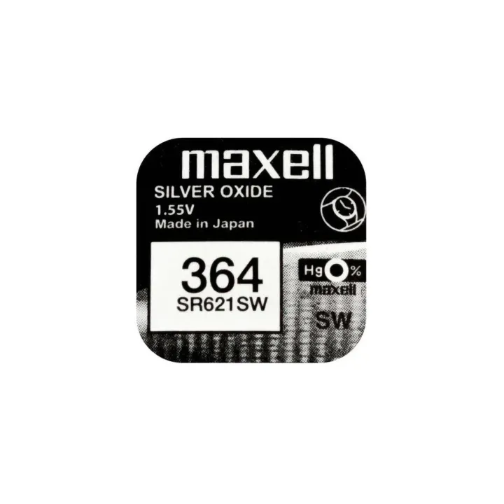 Maxell Europe LTD. Pile bouton SR621SW 10 pièces