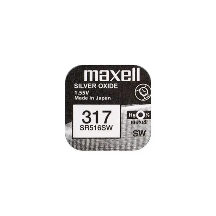 Maxell Europe LTD. Pile bouton SR516SW 10 pièces