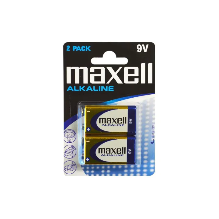 Maxell Europe LTD. Pile 9V Block (6LR61) 2 Pièce-s