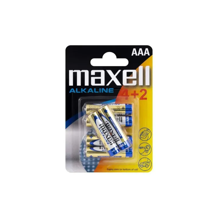 Maxell Europe LTD. Pile AAA 4+2 pièces