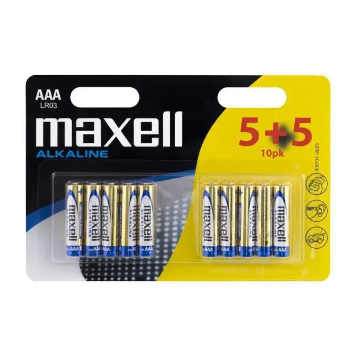 Maxell Europe LTD. Pile AAA 5+5 pièces