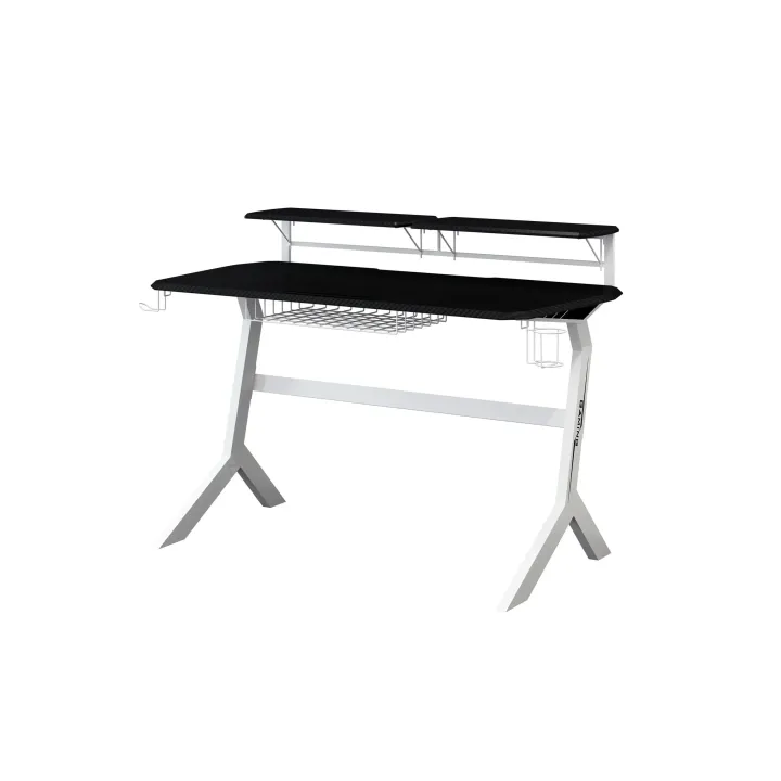 LC-Power Table de jeu LC-GD-1W Noir-Blanc