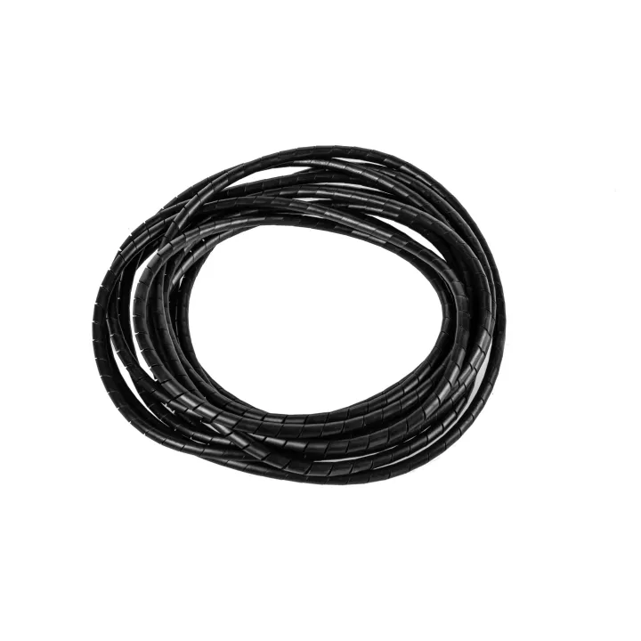 Plica Tuyau en spirale 5 m x 6 mm Noir