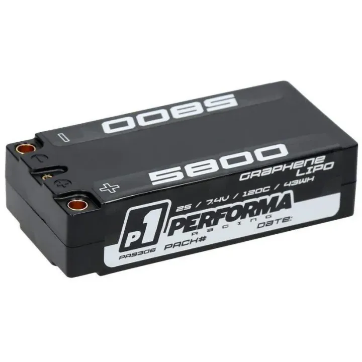 Performa Racing Batterie RC LiPo 5800 mAh 7,4 V 120C Impact LCG