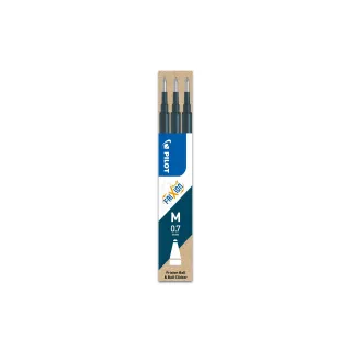 Pilot Cartouche Cartouche Frixion Refill 3 pièces, Bleu marine, 0.35 mm