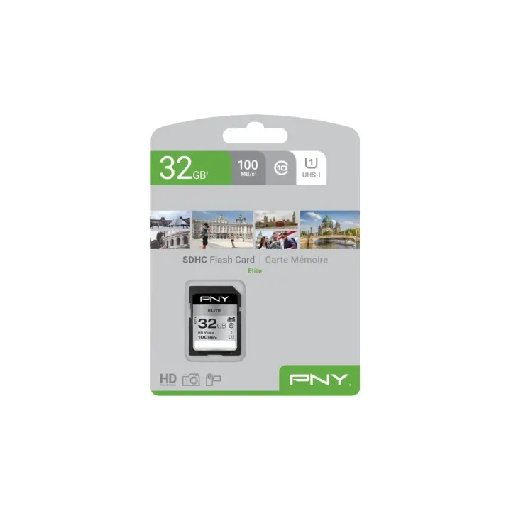 PNY Carte SDHC Elite UHS-I U1 32 GB