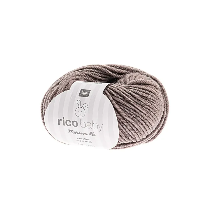 Rico Design Laine Baby Merino dk 25 g Gris foncé