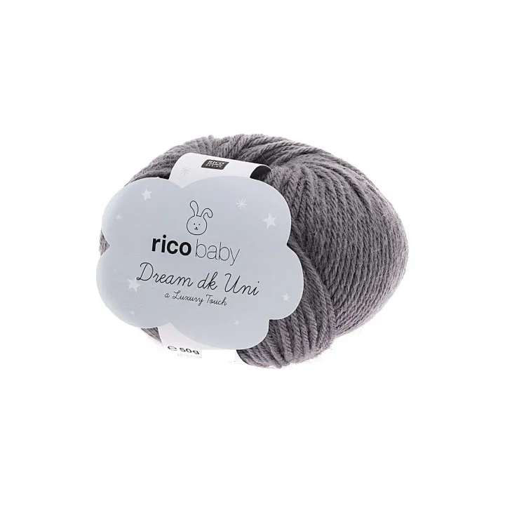 Rico Design Laine Baby Dream Uni dk 50 g Anthracite